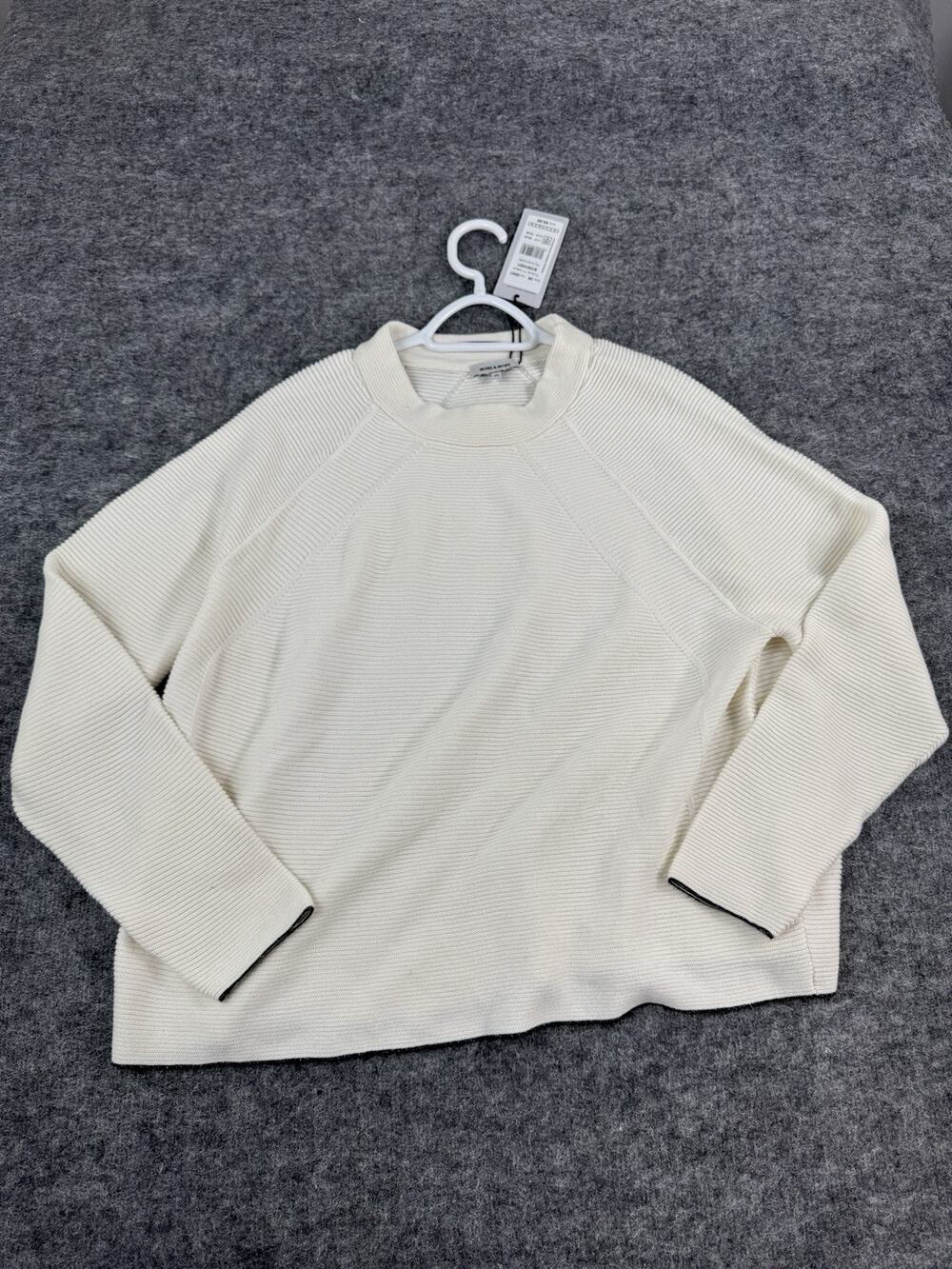 More And More Sweater Womens XL 46 White Pullover Sweatshirt Soft N118
